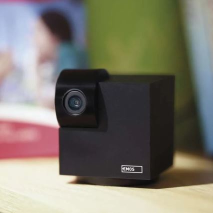 Smart indendørs kamera med bevægelsessensor drejeligt GoSmart 5V Wi-Fi Tuya sort