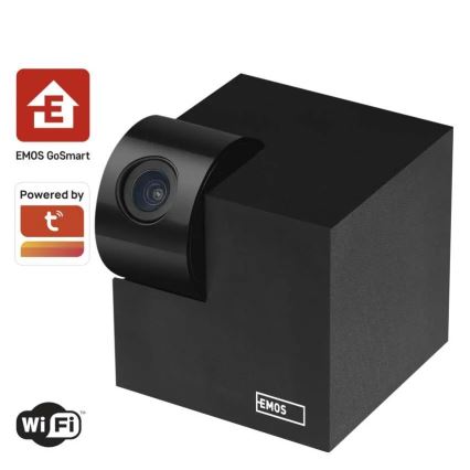 Smart indendørs roterende kamera med bevægelsessensor GoSmart 5V Wi-Fi Tuya sort