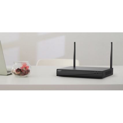 Smart kamerasystem + 4x kameraer med 2K+ sensorer, 12V, IP65, Wi-Fi, Tuya