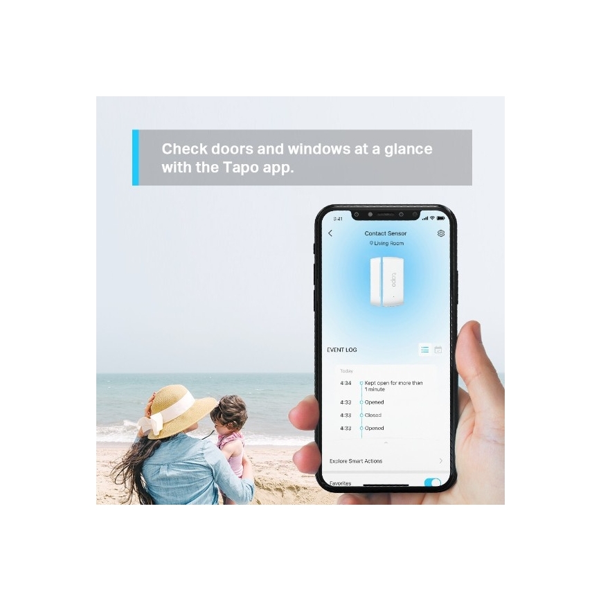 Smart kontaktsensor 1xCR2032