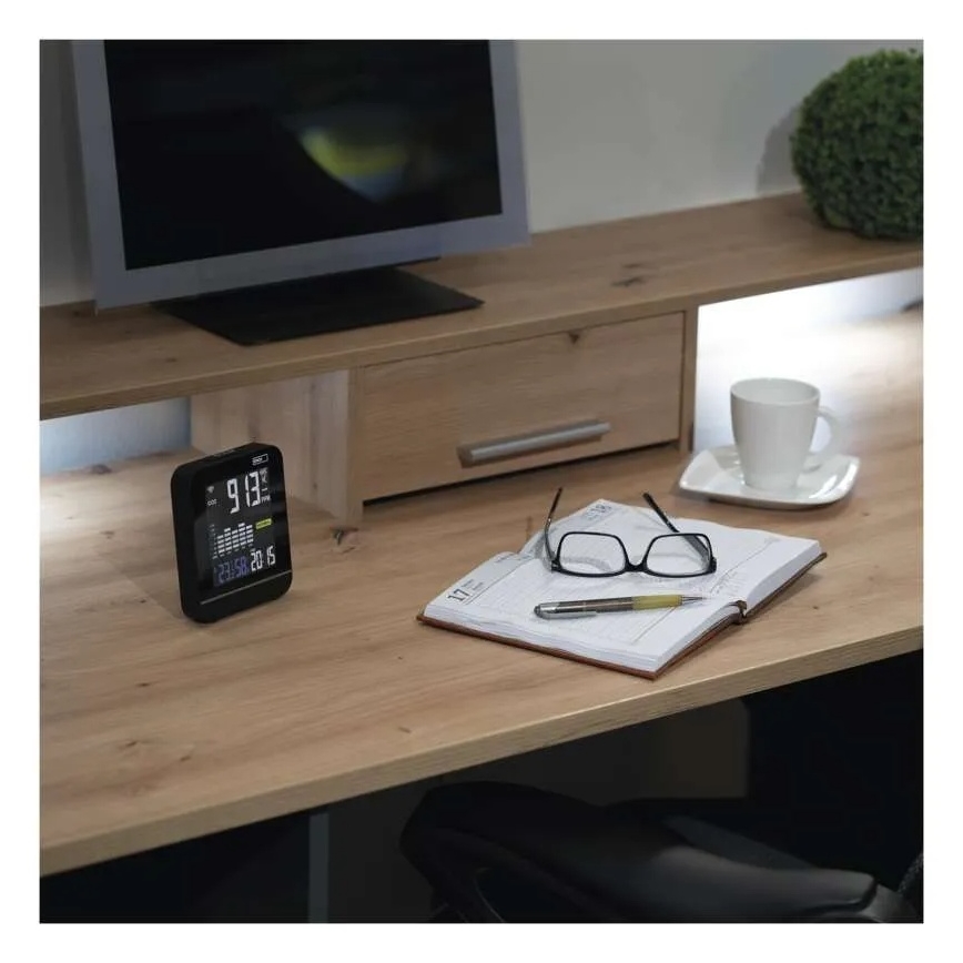 Smart luftkvalitetsmonitor GOSMART 5V med Wi-Fi