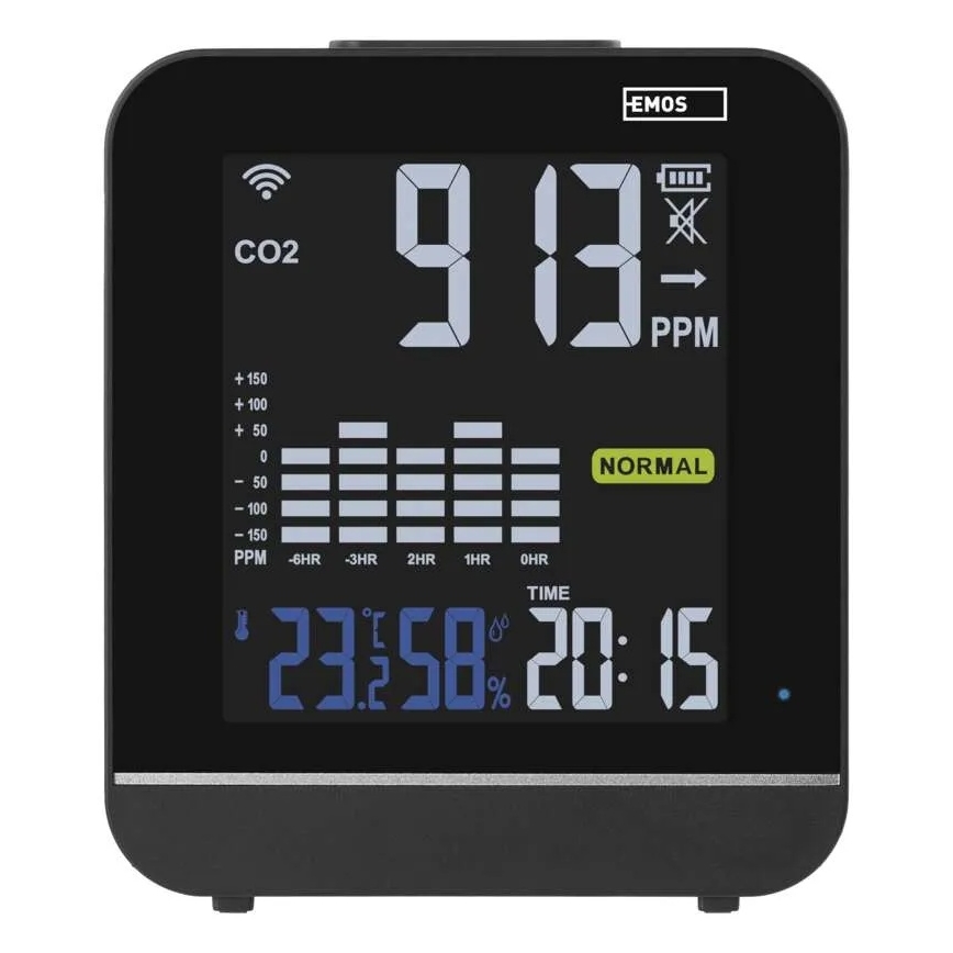 Smart luftkvalitetsmonitor GOSMART 5V med Wi-Fi