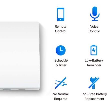 Smart lysafbryder 2x AAA