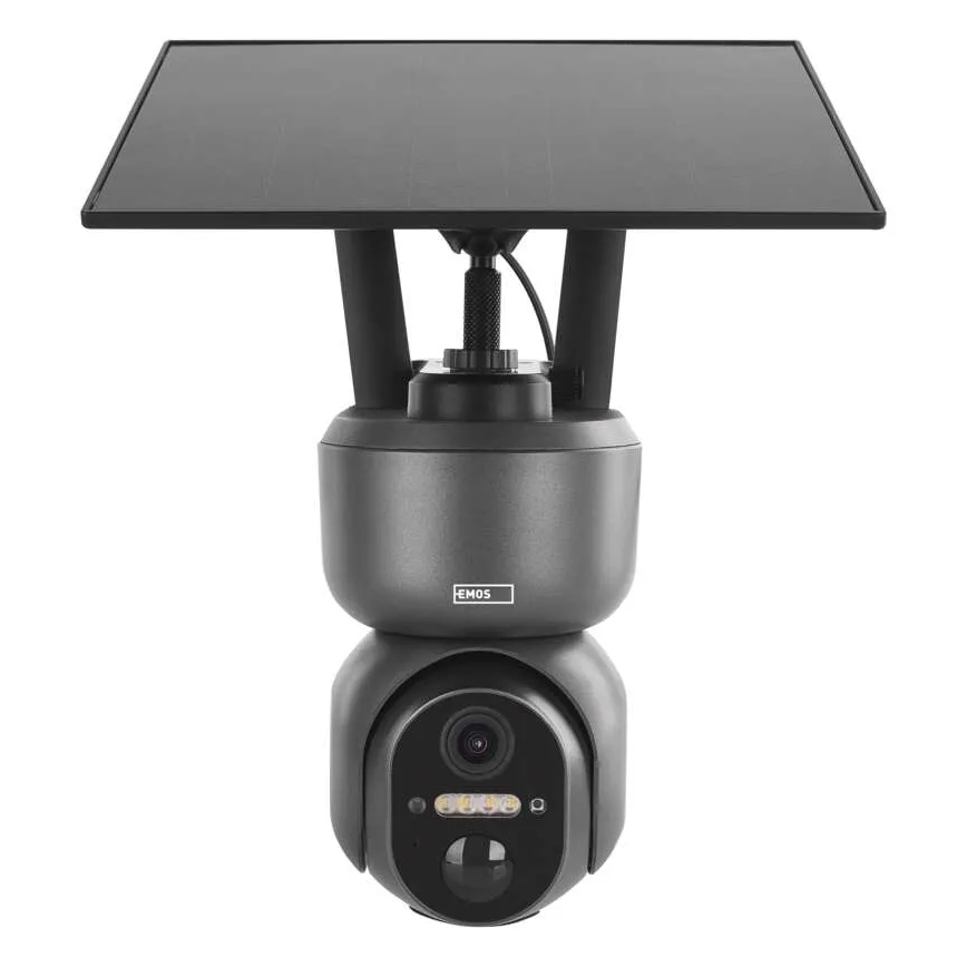Smart solcellekamera med GoSmart-sensor, 4G/LTE, 10400 mAh, 5 V, IP65, Tuya-kompatibelt