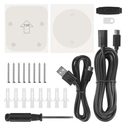 Smart solcellekamera med GoSmart-sensor, 4G/LTE, 10400 mAh, 5 V, IP65, Tuya-kompatibelt