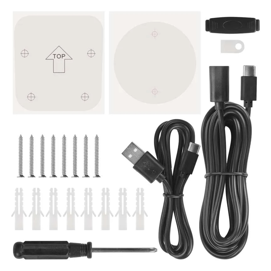 Smart solcellekamera med GoSmart-sensor, 4G/LTE, 10400 mAh, 5 V, IP65, Tuya-kompatibelt
