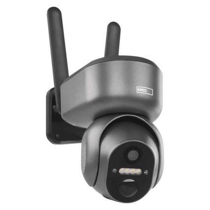 Smart solcellekamera med GoSmart-sensor, 4G/LTE, 10400 mAh, 5 V, IP65, Tuya-kompatibelt