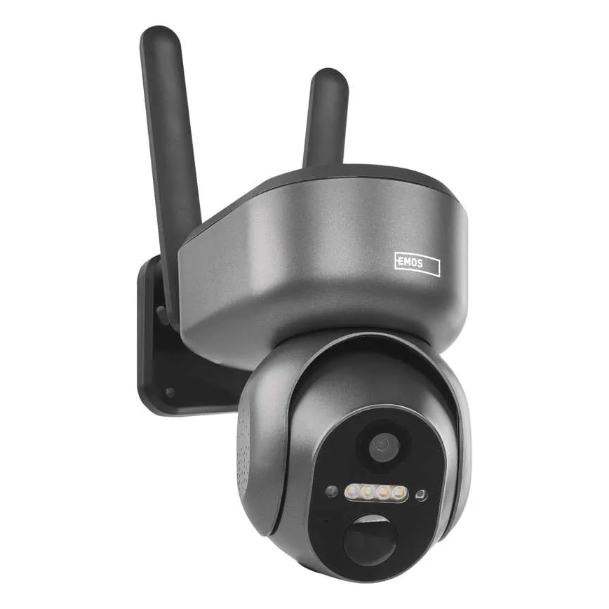 Smart solcellekamera med GoSmart-sensor, 4G/LTE, 10400 mAh, 5 V, IP65, Tuya-kompatibelt