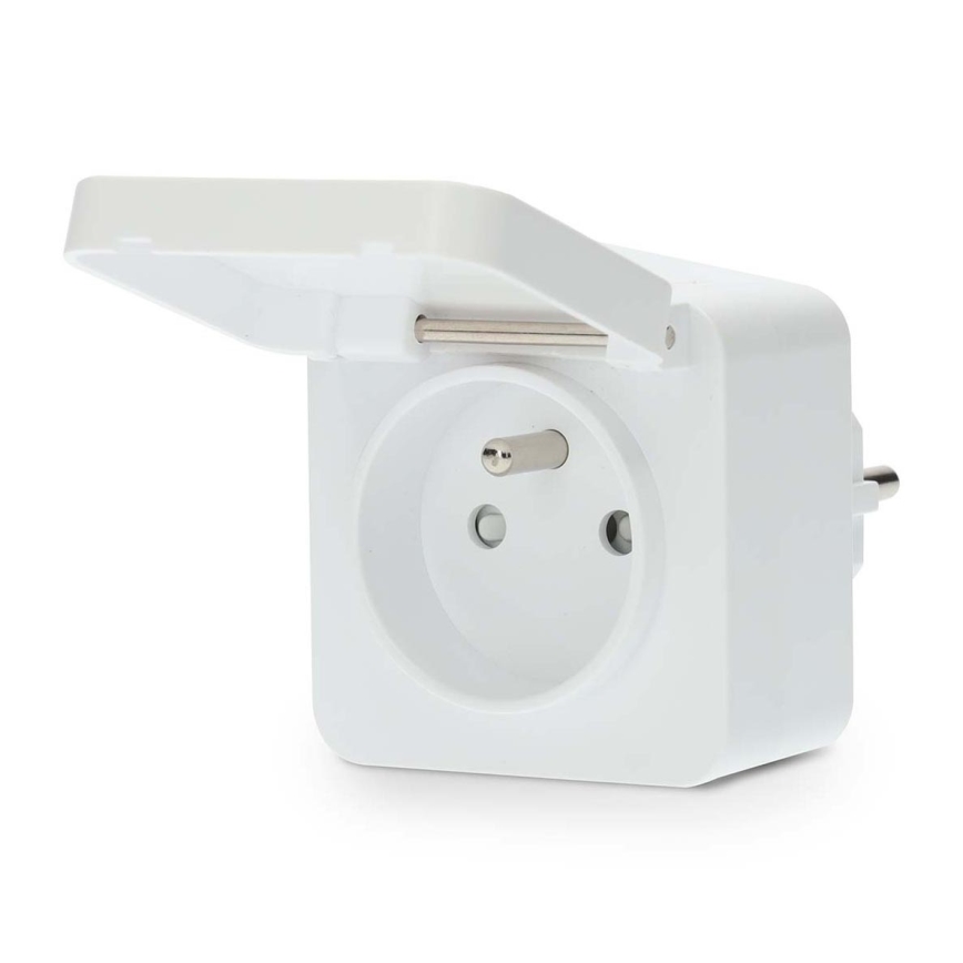 Smart-stik 3680W/230V/ Type E/16A Wi-Fi Tuya IP44