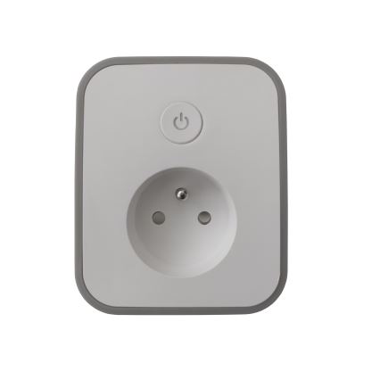 Smart-stik med forbrugsmåling 3680W/230V + 2xUSB/12W/5V Wi-Fi