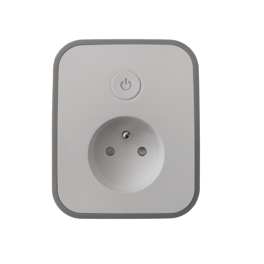Smart-stik med forbrugsmåling 3680W/230V + 2xUSB/12W/5V Wi-Fi