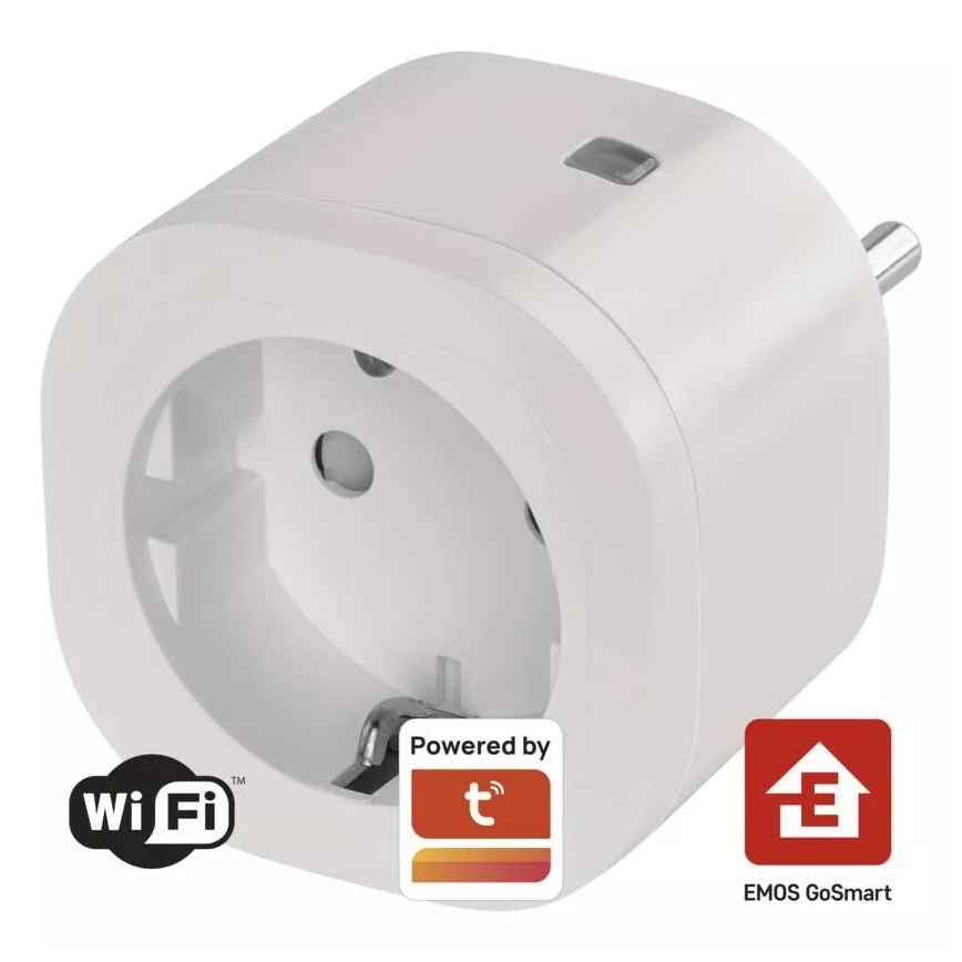 Smart-stik SCHUKO GoSmart 3680W/230V/16A Wi-Fi Tuya