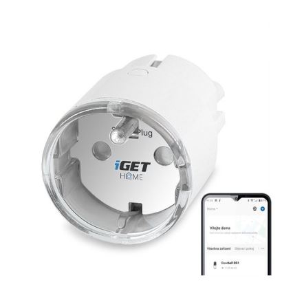 Smart stikprop med energimåling 3680W/230V Wi-Fi Tuya