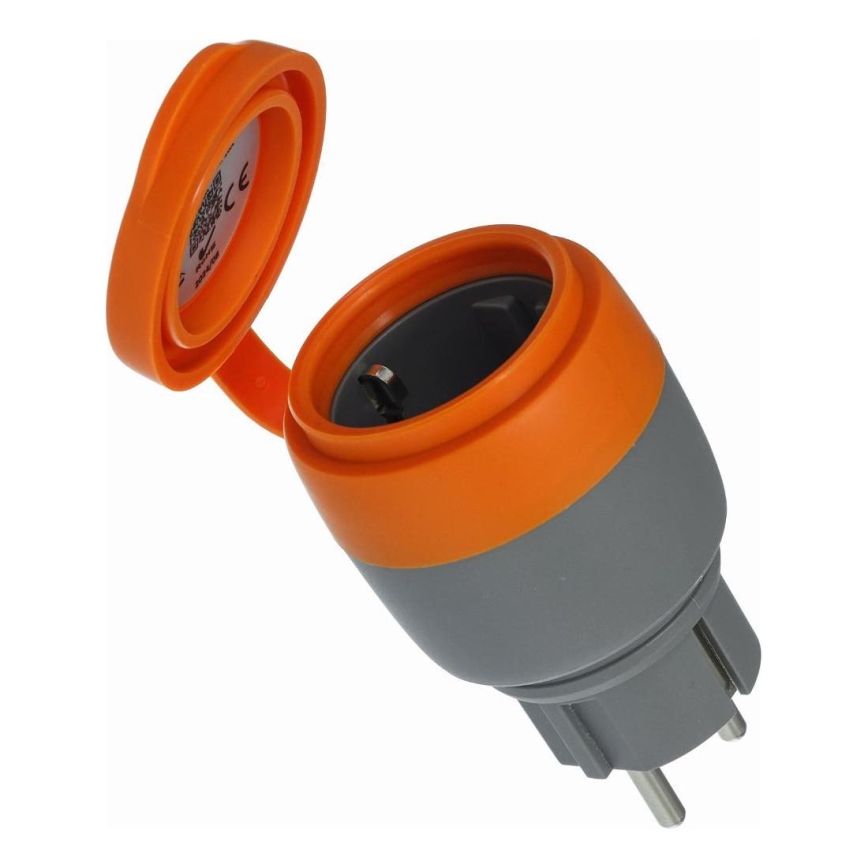 Smart udendørs socket 3680W/230V/Type F/16A Wi-Fi IP44