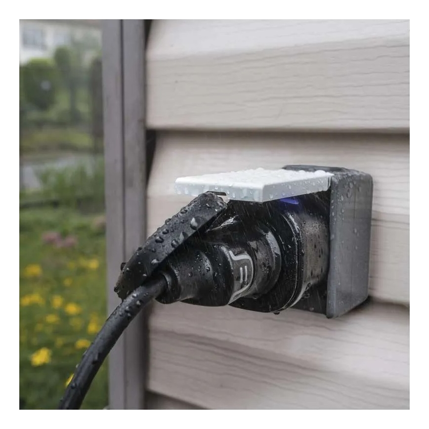 Smart udendørs socket GoSmart 3680W/230V/16A Wi-Fi Tuya IP44