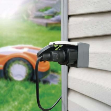 Smart udendørs socket GoSmart 3680W/230V/16A Wi-Fi Tuya IP44