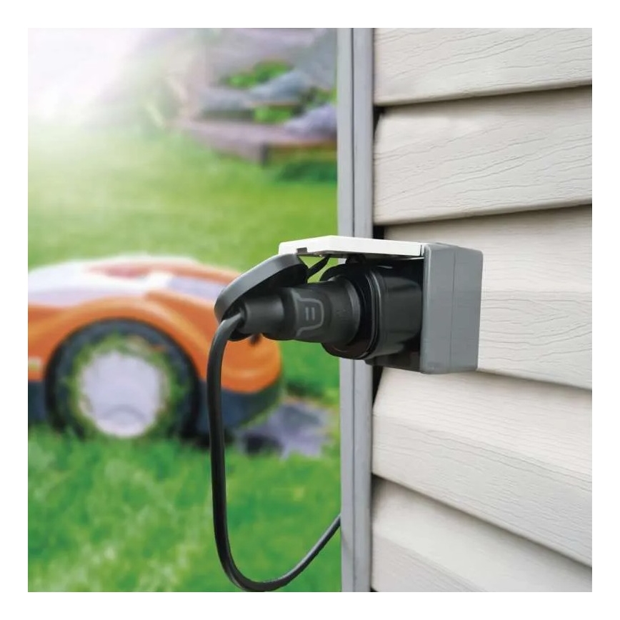 Smart udendørs socket GoSmart 3680W/230V/16A Wi-Fi Tuya IP44