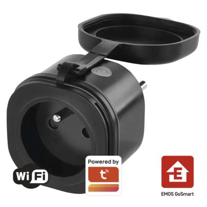 Smart udendørs socket GoSmart 3680W/230V/16A Wi-Fi Tuya IP44
