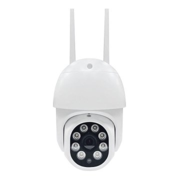 Smart udendørskamera med 2K (3MP) sensor, IP65, Wi‑Fi og Tuya
