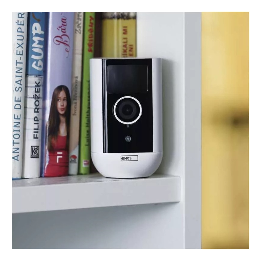 Smart udendørskamera med bevægelsessensor GoSmart 5V 9600mAh IP65 Wi-Fi Tuya