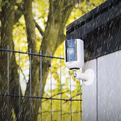 Smart udendørskamera med bevægelsessensor GoSmart 5V 9600mAh IP65 Wi-Fi Tuya
