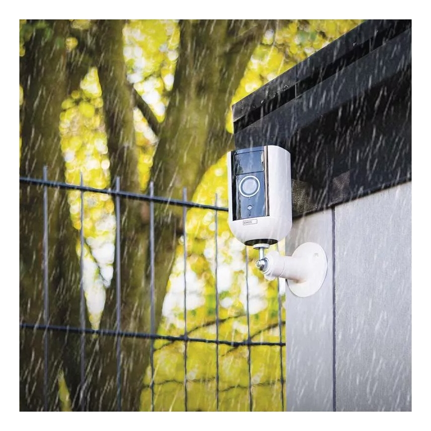 Smart udendørskamera med bevægelsessensor GoSmart 5V 9600mAh IP65 Wi-Fi Tuya