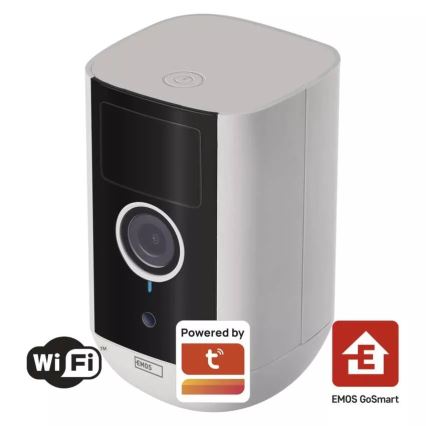 Smart udendørskamera med bevægelsessensor GoSmart 5V 9600mAh IP65 Wi-Fi Tuya