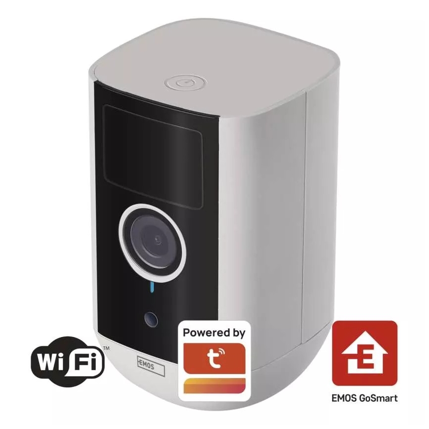 Smart udendørskamera med bevægelsessensor GoSmart 5V 9600mAh IP65 Wi-Fi Tuya