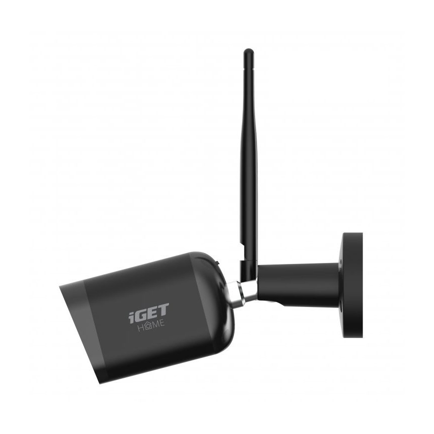 Smart udendørskamera med sensor Full HD 1080p 12V IP65 Wi-Fi Tuya sort