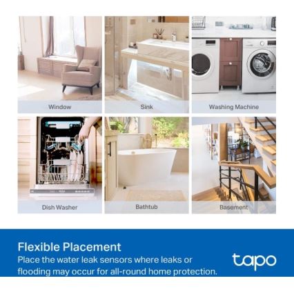 Smart vandlækagesensor 2x AAA