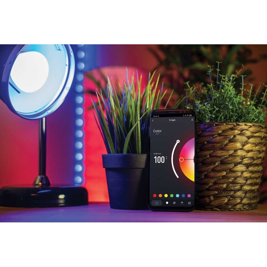 Smart Wi‑Fi-controller til RGB LED-lysstrimler 5-24V, Tuya-kompatibel