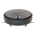 SmartLife intelligent robotstøvsuger med moppe 2600 mAh Wi‑Fi Tuya sort + fjernbetjening