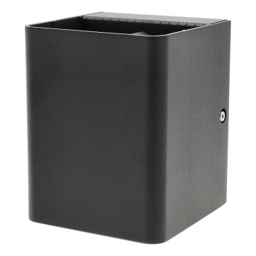 SmartLife LED RGBW dæmpbar udendørs vægarmatur, 12W/230V, IP65, Wi‑Fi (Tuya), sort