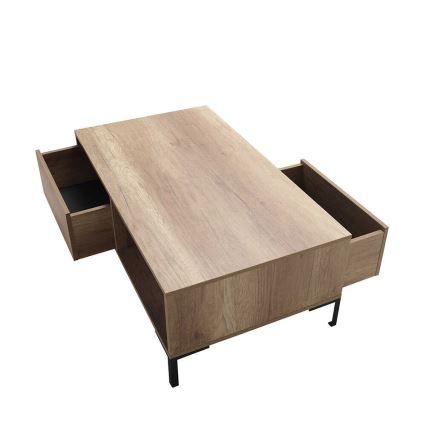 Sofabord 42x103 cm brun