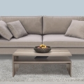 Sofabord 42x110 cm brun