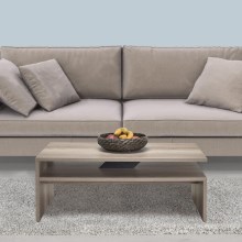 Sofabord 42x110 cm brun