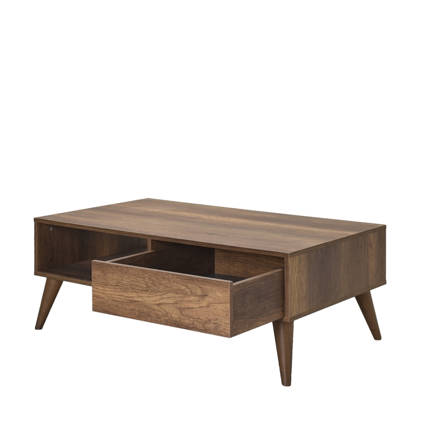 Sofabord 42x110 cm brun