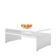 Sofabord 42x110 cm hvid