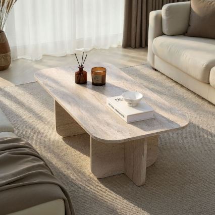 Sofabord AKIRA 120x60 cm beige