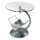 Sofabord ALMA 50x45 cm skinnende krom