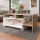 Sofabord ALVA 120x53 cm hvid/eg grande