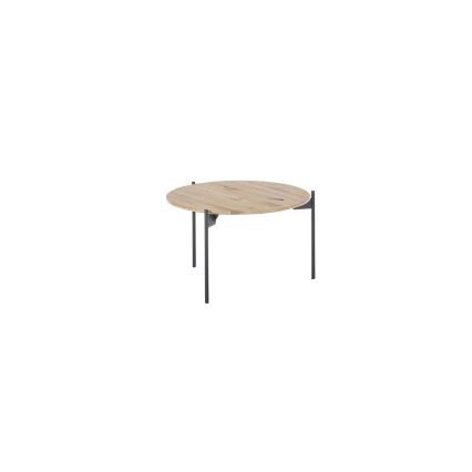 Sofabord AURA Ø 55 cm, eg/antracit