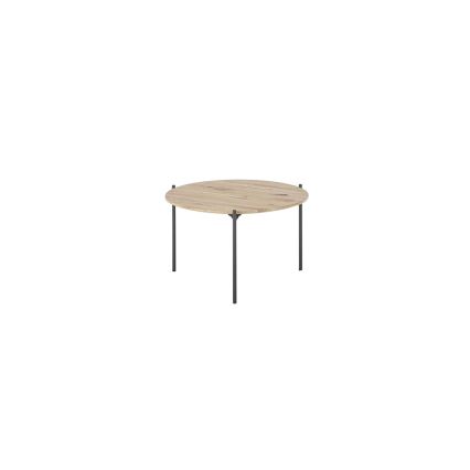 Sofabord AURA Ø 55 cm, eg/antracit