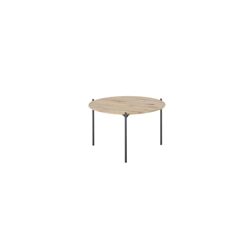 Sofabord AURA Ø 55 cm, eg/antracit