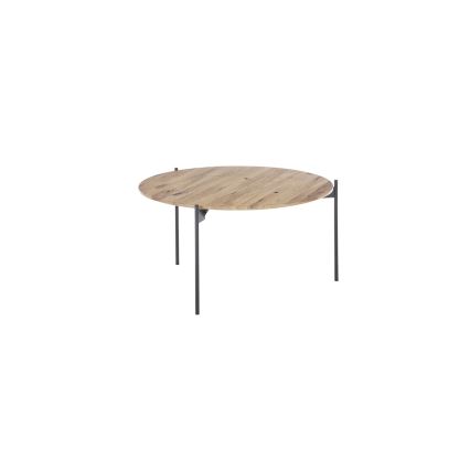 Sofabord AURA Ø 74 cm eg/antracit