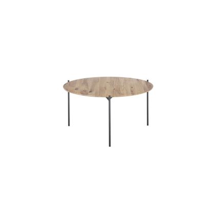 Sofabord AURA Ø 74 cm eg/antracit