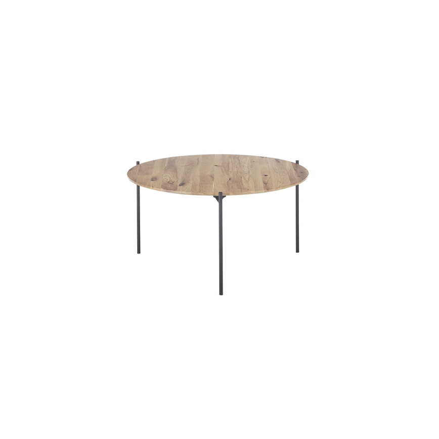 Sofabord AURA Ø 74 cm eg/antracit