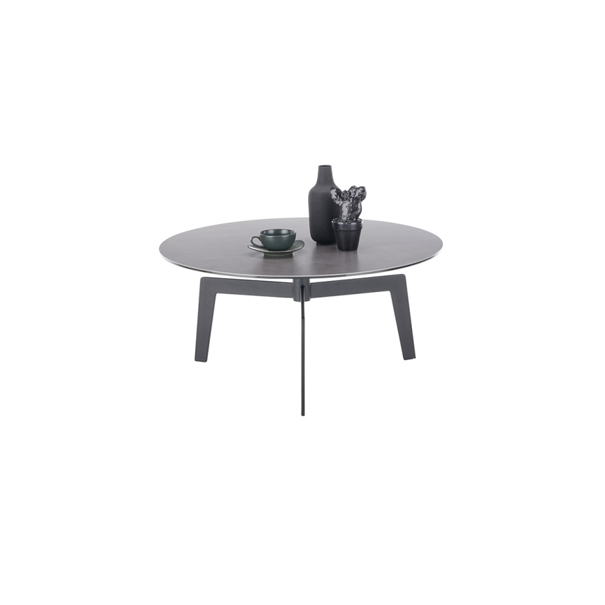 Sofabord BALANCE Ø 80 cm grå/antracit