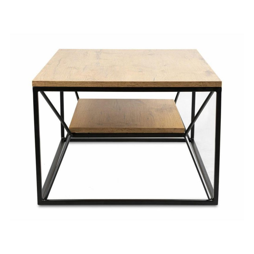 Sofabord BASICLOFT 40x80 cm sort/brun