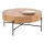 Sofabord BROOKLYN 37x80 cm naturlig eg/sort